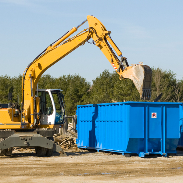 how does a residential dumpster rental service work in Nedrose